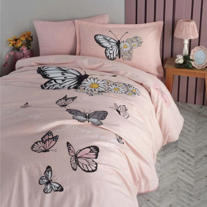 Genç Ranforce Tek Kişilik Nev Takımı Daisy Love v2 Somon