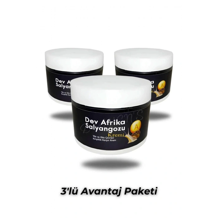 Genel Markalar DAS Dev Arfrika Salyangozu Kırışıklık  İltihap Karşıtı Krem 100 ml X 3 ADET