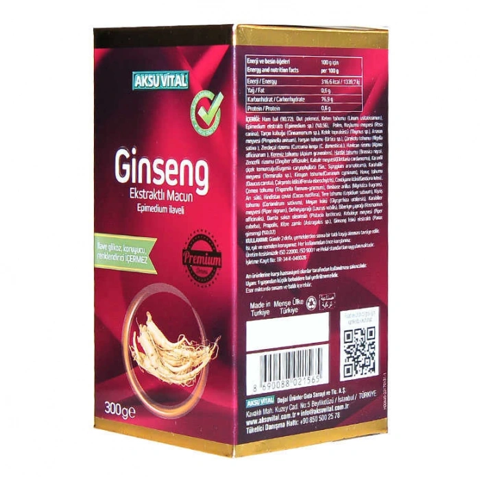 Ginseng Ekstraktlı sel Macunnu 300 Gr