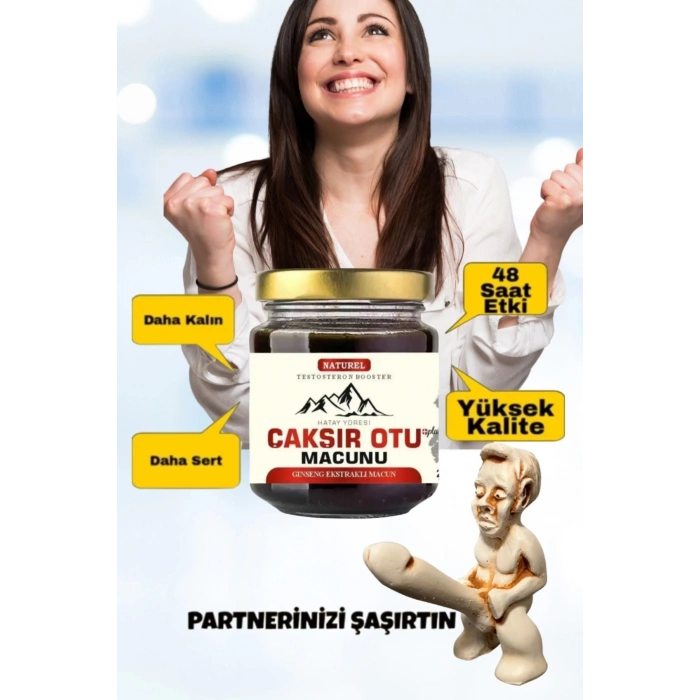 Ginseng, Maca Extract,  Alı, Çakşır Otu, Panax, sel Karışımlı Macun 240 gr