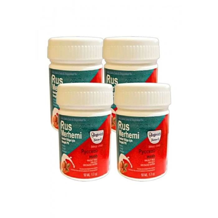 Glegnd Özel Yerler Tüylere Krem Valnut Milk & Walnut 4 Adet Russ Merhemi 50 ml Kadın