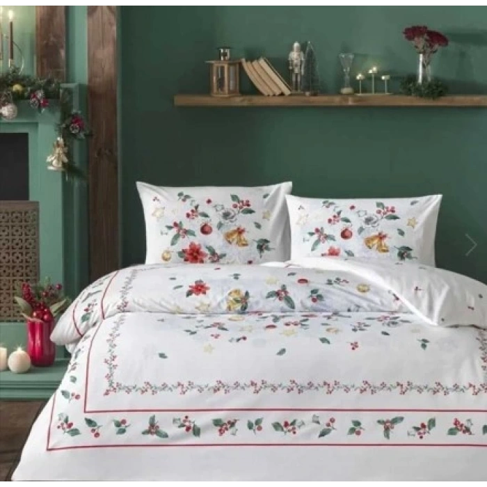 Glow Parlayan Çift Kişilik Nev Takımı Charm Kırmızı