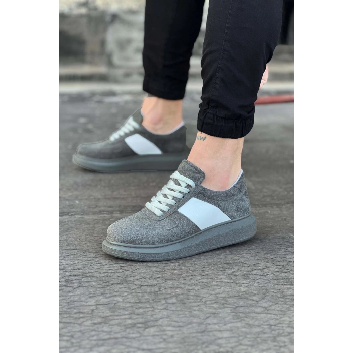 Gri Süet Erkek Casual Ayakkabı