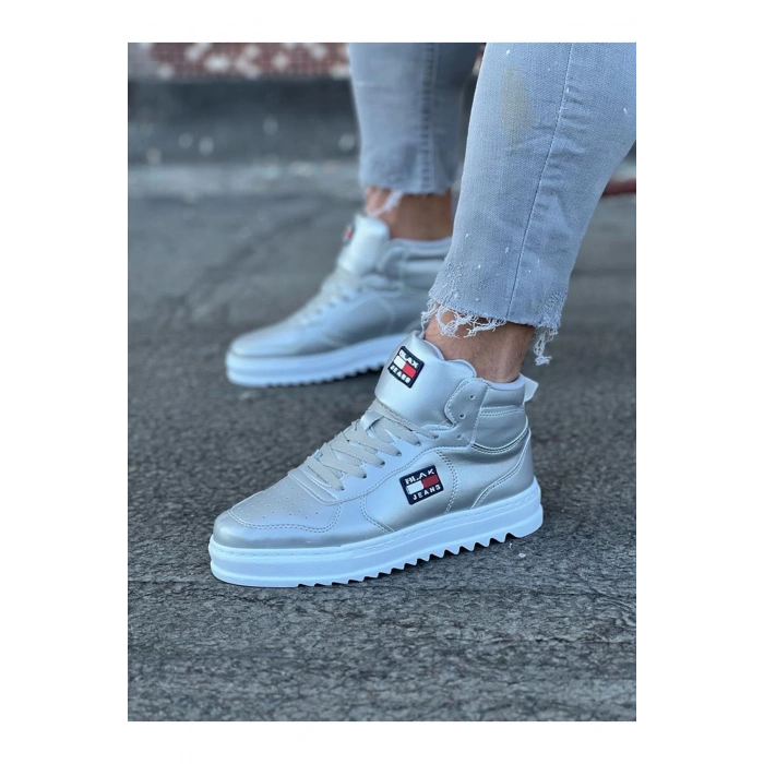 Gümüş Erkek Yarım Bilek Bot