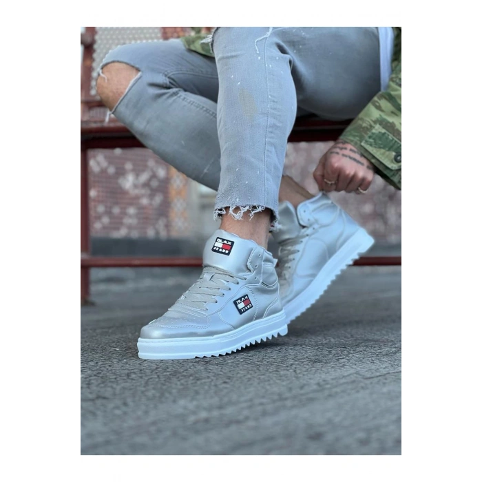 Gümüş Erkek Yarım Bilek Bot