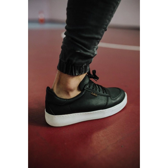 Günlük Ayakkabı  Siyah (Beyaz Taban)