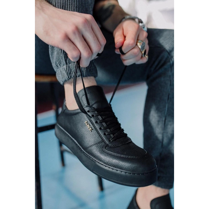 Günlük Ayakkabı  Siyah (Siyah Taban)