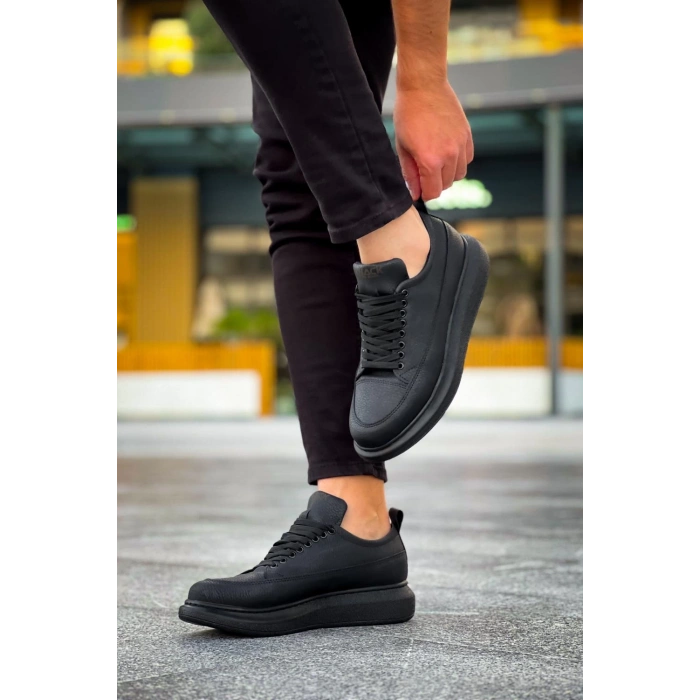 Günlük Ayakkabı  Siyah (Siyah Taban)