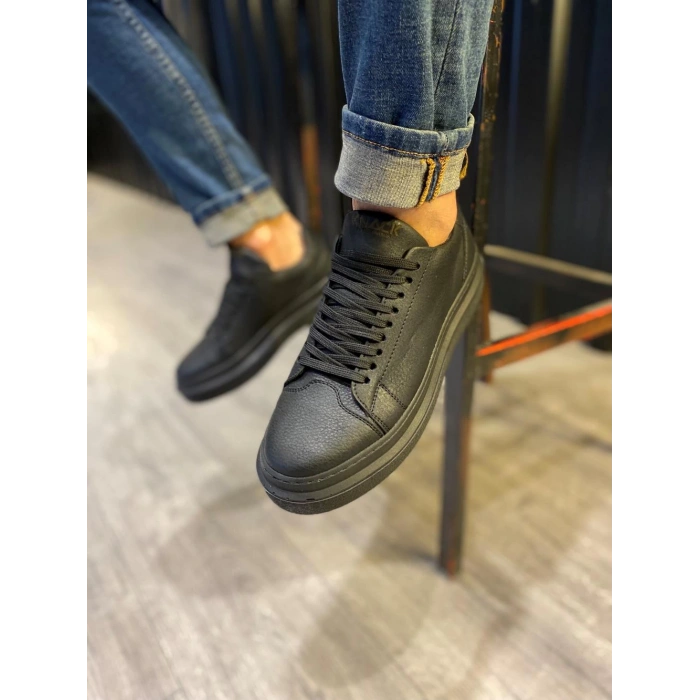 Günlük Ayakkabı  Siyah (Siyah Taban)