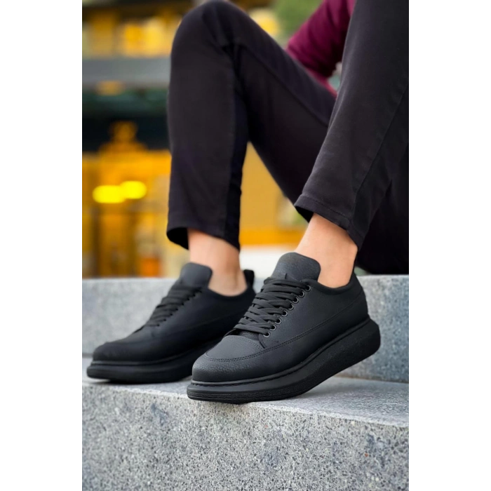 Günlük Ayakkabı  Siyah (Siyah Taban)