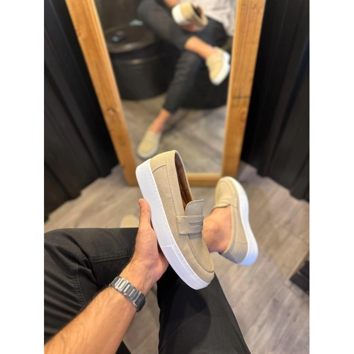 Günlük Klasik Ayakkabı  Vizon Süet