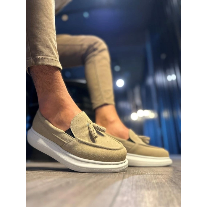 Günlük Spor Klasik Ayakkabı  Vizon Süet