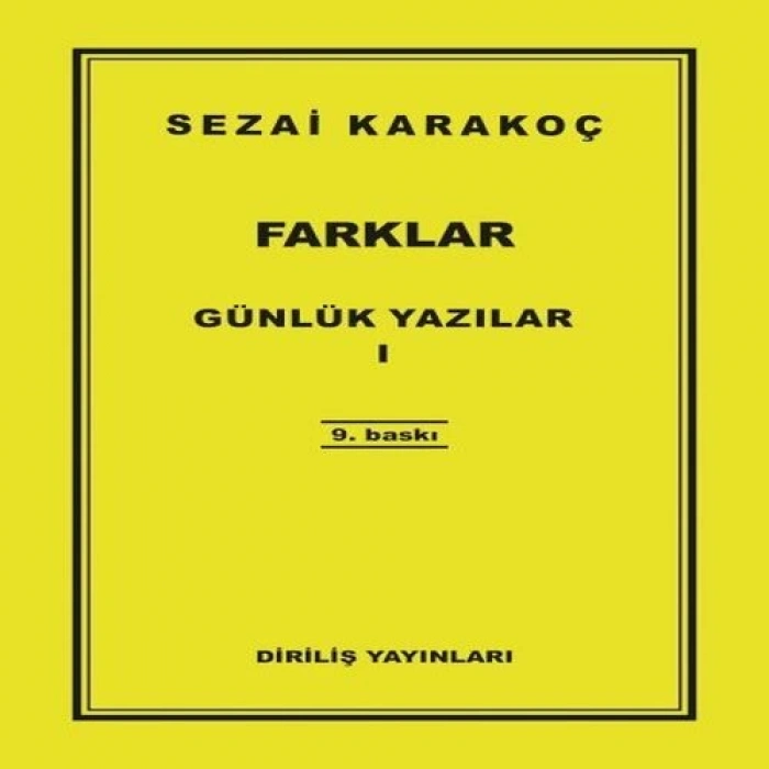 Günlük Yazılar 1 - Farklar