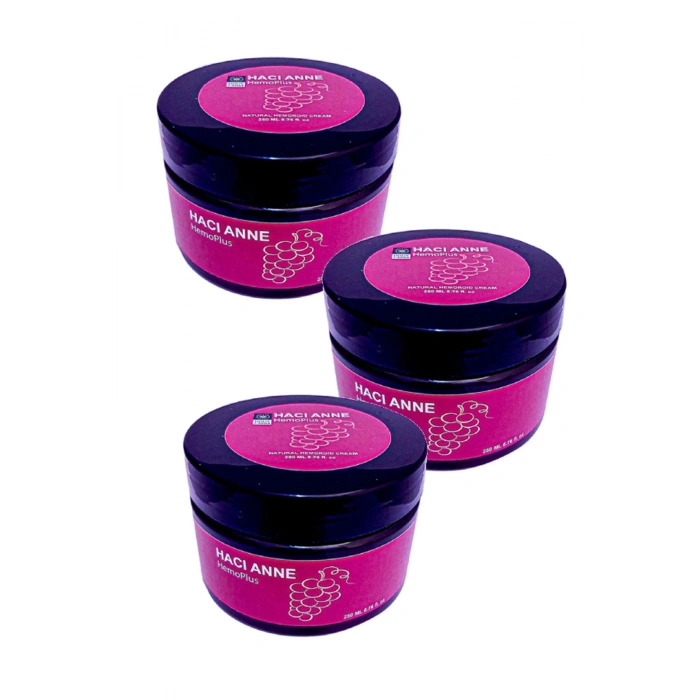 Hacı Anne HemoPlus Bagzur Doğal sel Onarım Kremi 250 ml x 3 adet
