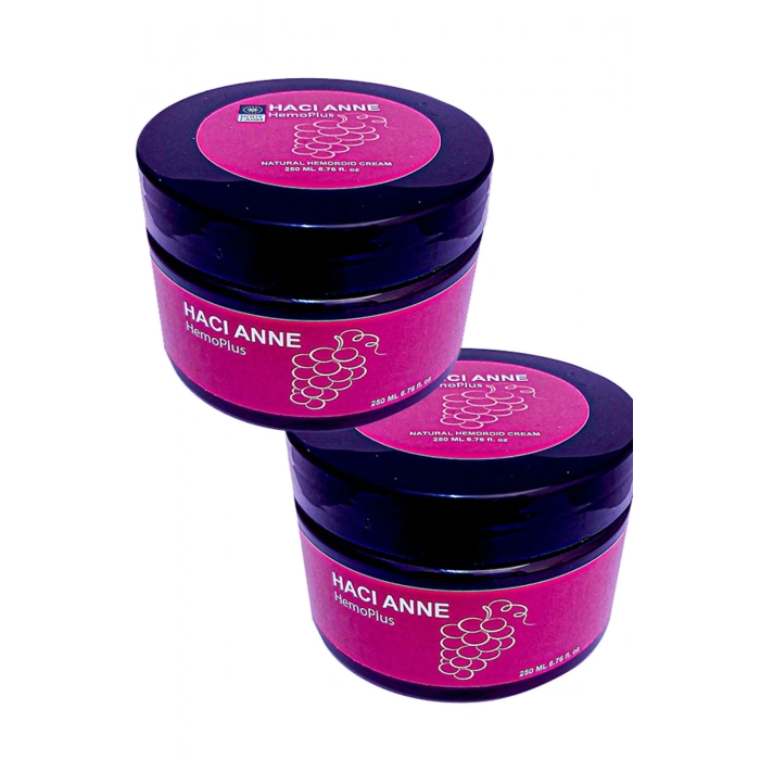 Hacı Anne Hem.oroid Sızıları Şişliği Azaltıcı Ağrı Ve Masaj Kremi 250 ml 2 Adet
