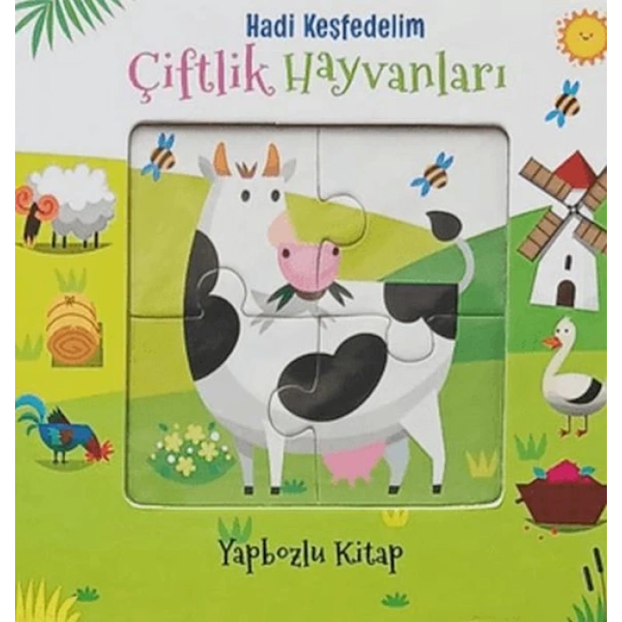 Hadi Keşfedelim - Çiftlik Hayvanları Yapbozlu Karton