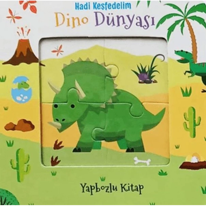 Hadi Keşfedelim - Dino Dünyası Yapbozlu Karton