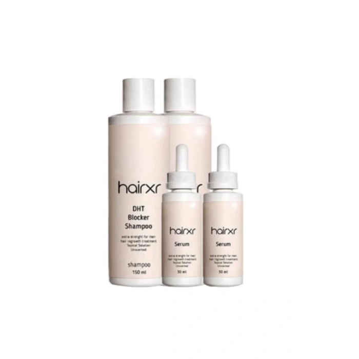 Hairx Saç Uzatıcı Besleyici Şampuanı 150 ml Saç Güçlendirici Serumu 30 ml X 2şer Adet