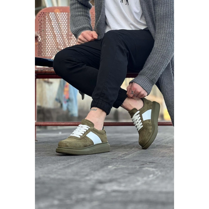 Haki Süet Erkek Casual Ayakkabı