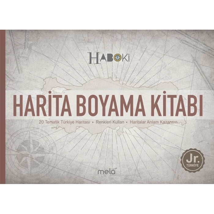Harita Boyama Kitabı 20 Tematik Türkiye Haritası