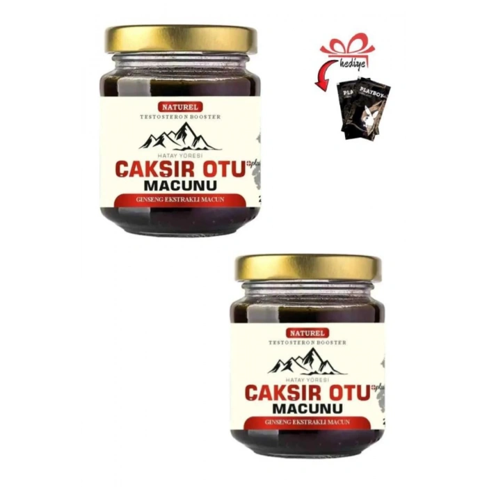 Hatay Çakşır Otu Erkeklere Özel Performansa sel Takviye 240 Gr X 2 Ad. + Kayganlaştırıcı Jel