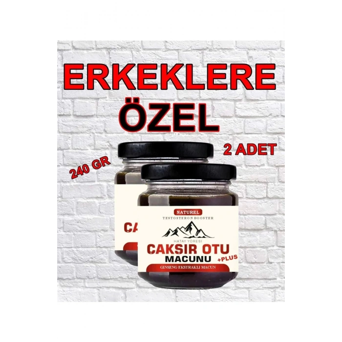 Hatay Yöresi Çakşır Otu Erkeklere Özel Performans Yükseltici sel Macun 240 gr X 2 Adet