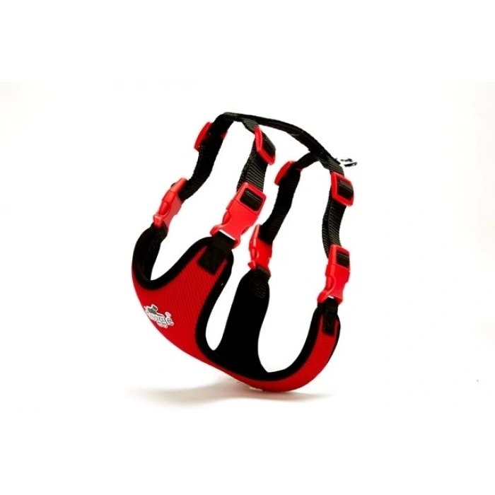 Havalı Köpek Göğüs Tasması 30x35 cm Kırmızı