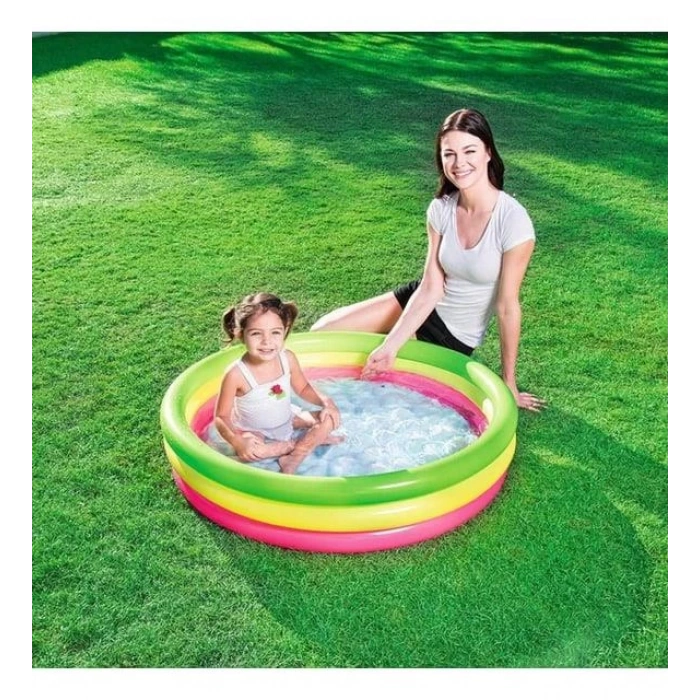 Havuz 3 Bölmeli Şişme Zemin 102 x 25 cm