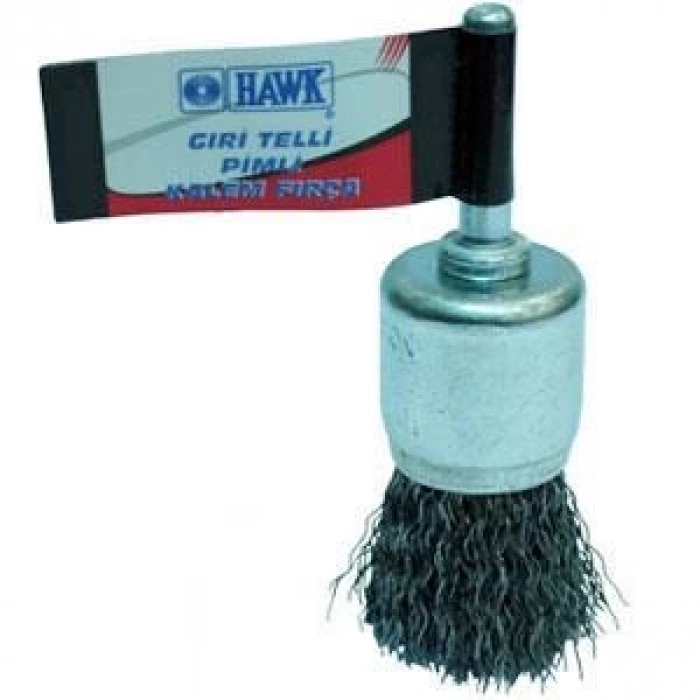 11143 12 mm Gri Telli Pimli Kalem Fırça