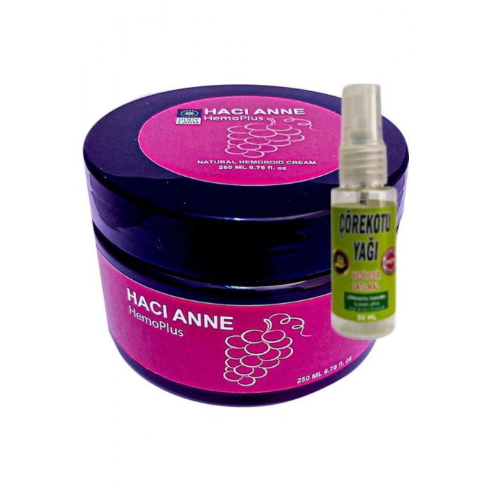 Hemoplus Hacı Anne Bakım Kremi 200 ml + Çörek Otu Yağı 30 ml