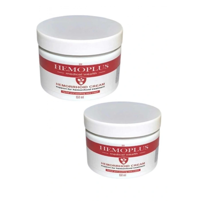 Hemoplus Hemo.roid Yanma Ve Sızı  Masaj Bakım Kremi 150 ml X 2 Adet