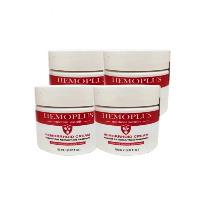 Hemoplus HZNKS048 Büyük Boy 4tane 150 ml Hemor.roidin Kremi Kişisel Bağsur Bakım