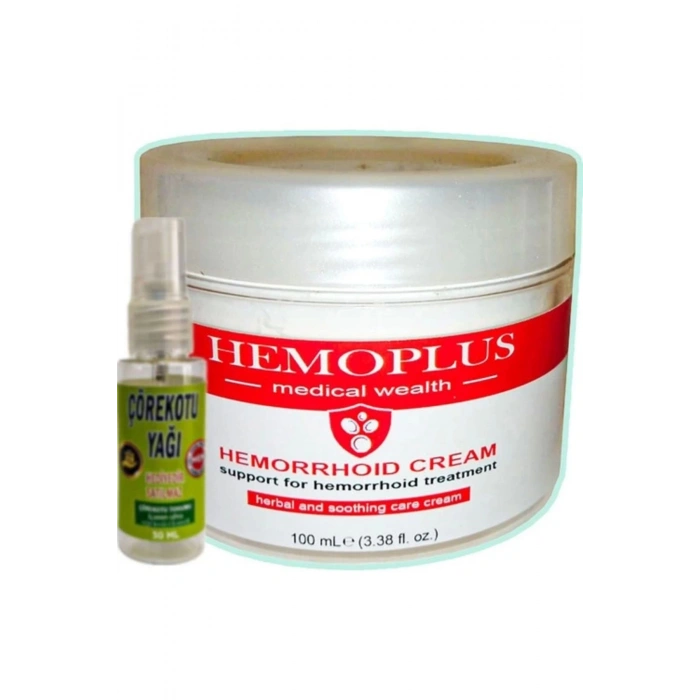 Hemoplus Krem 100 ml + Çörek Otu Yağı 30 ml