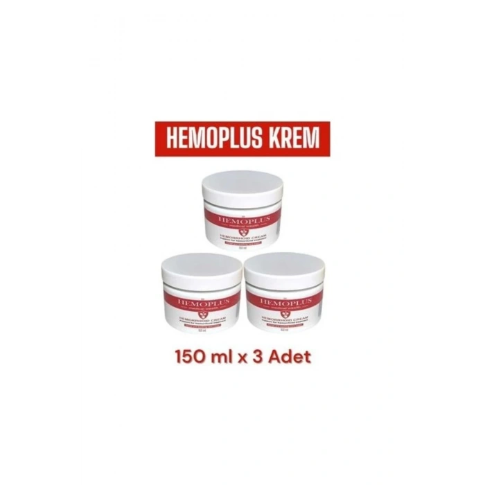 Hemoplus Krem 150 ml - Hemorrhoid Cream x 3 Adet