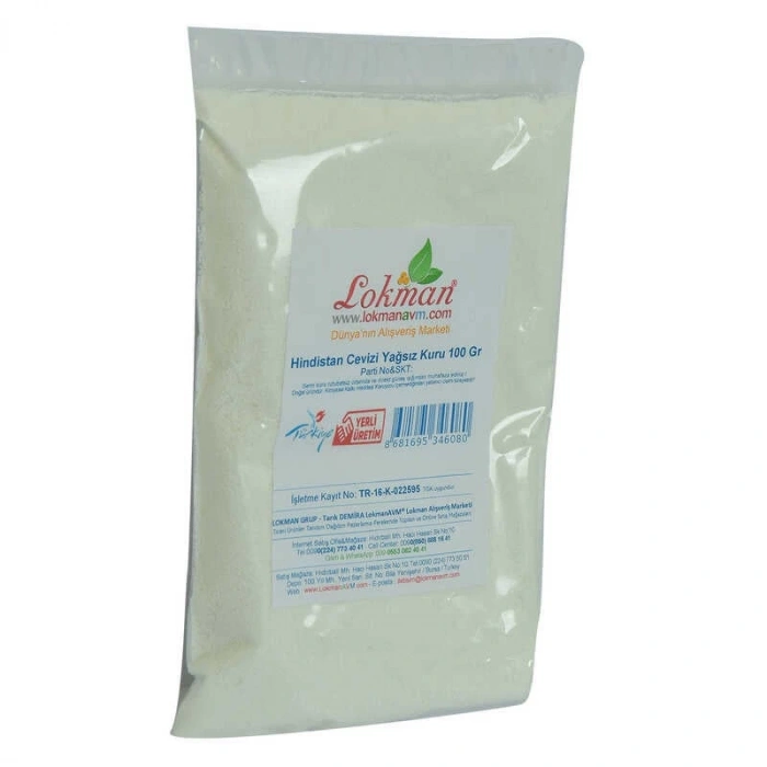 Hindistan Cevizi Yağsız Kuru 100 Gr Paket