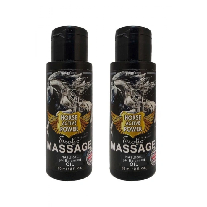 Horse Active Power Rahatlatıcı Vücut Bakım Masaj Yağı 60 ml 2 Adet