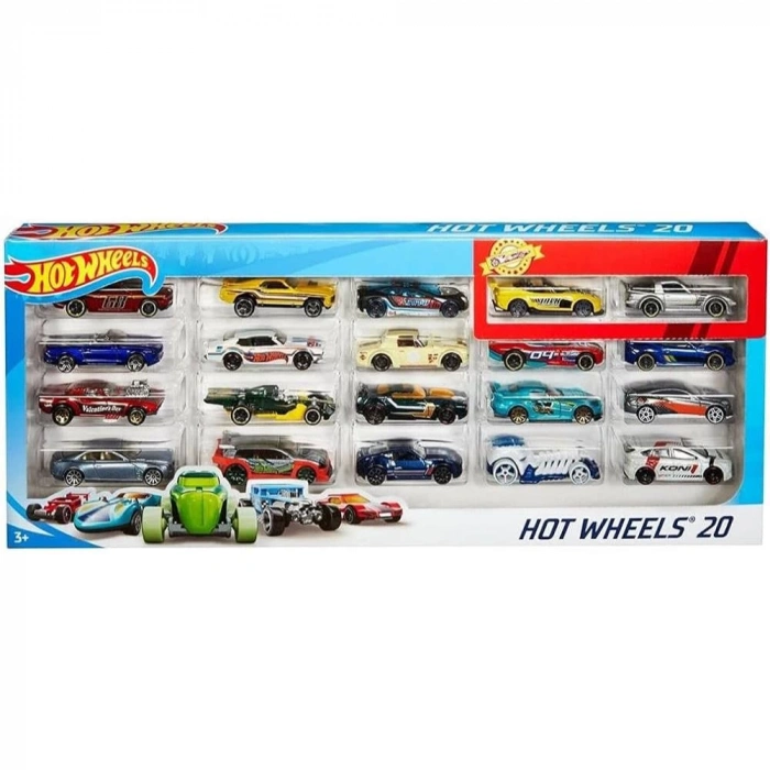 Hotwheels 20  li Araç Seti