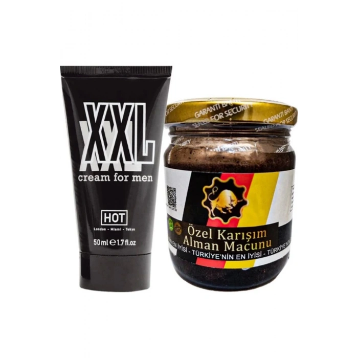 Hotxxl 50 ml Erkeklere Özel Krem + Yanında 1 Adet Erkeğe Özel Macun