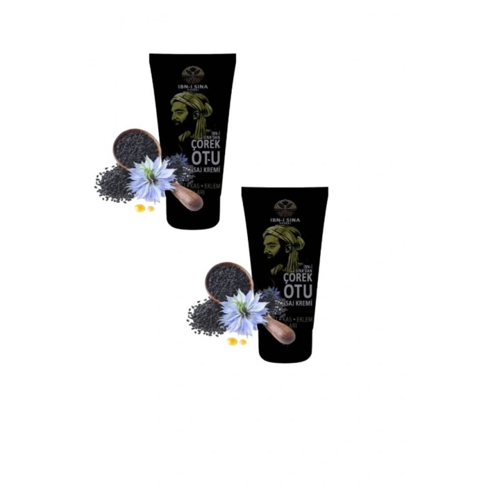 Ibn-i Sina Çörekotu vücut ağrıları için hariçi uygulama masaj bakım kremi 50 ml x 2 adet