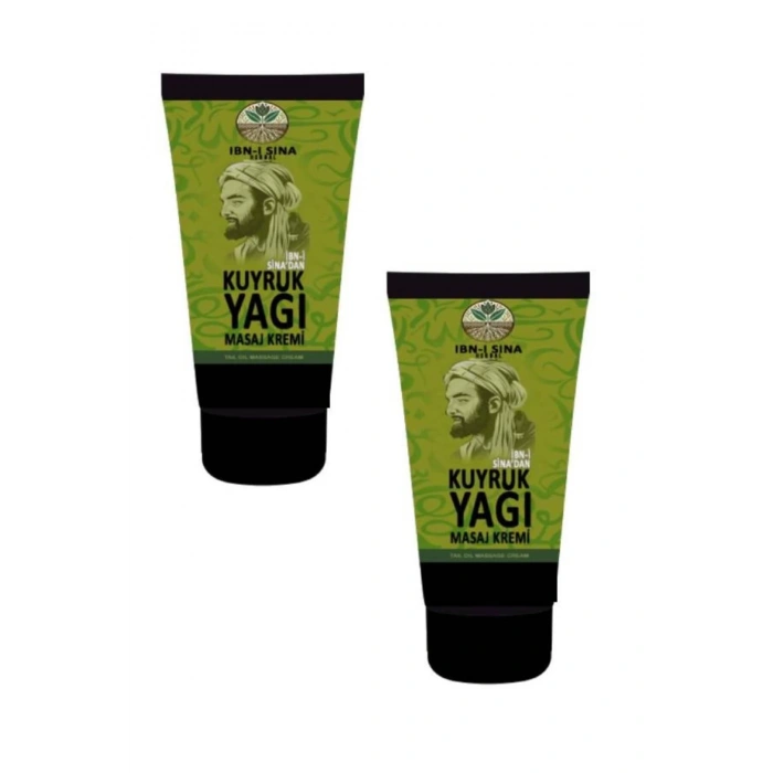 İbni Sina Kuyruk Yağı Mucizesi Vücut Diz Iskelet Agrilari Için Ağrı Ve Masaj Kremi 50 ml X 2 Adet
