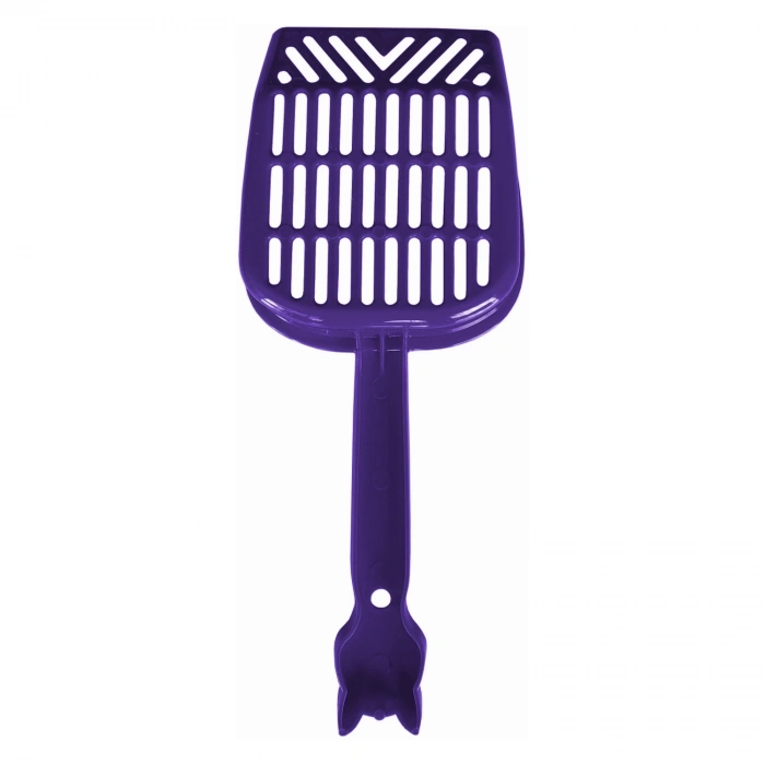 İnce Elekli Kedi Kumu Küreği Large 11-27 cm Mor