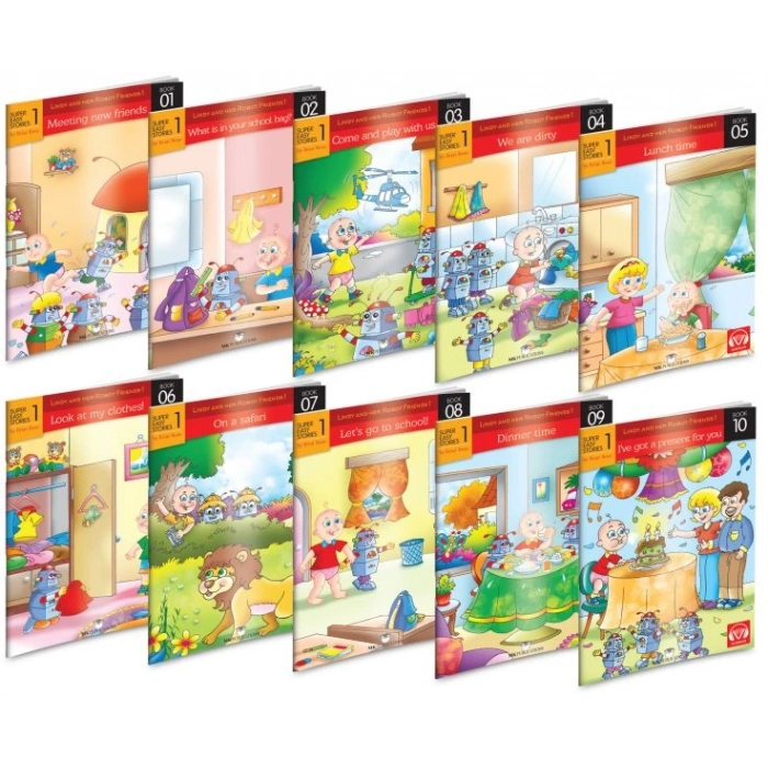 İngilizce İlkokul 1.Sınıf Hikaye 10lu set Karekod Dinlemeli