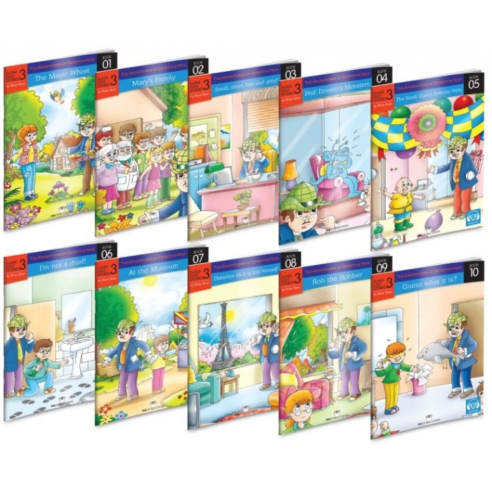 İngilizce İlkokul 3.Sınıf Hikaye 10lu set Karekod Dinlemeli