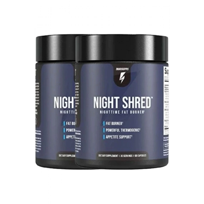 Innosupps 2Li Adet Night Shred Nighttime Fatburner Gece Istenmeyen Yağlara Parçalayıcı 60 Caps