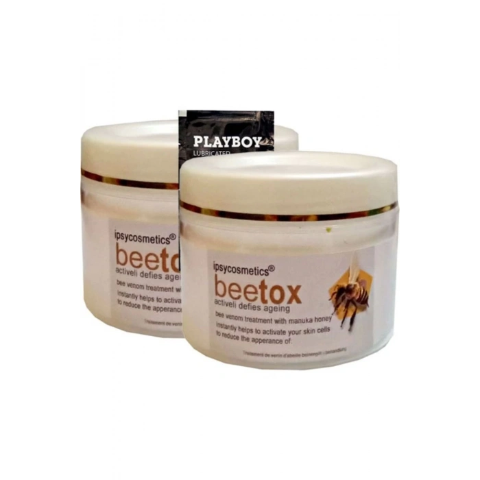 İpsycosmetics Beetox Arı Özü Kremi 100 ml x 2 adet + Jel