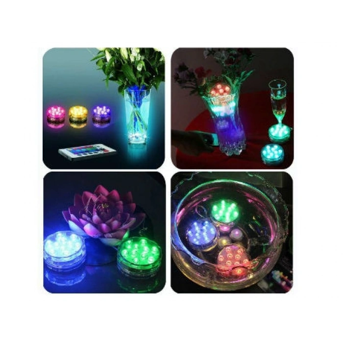 Işığı Renk Değiştiren Kumandalı Led Lamba