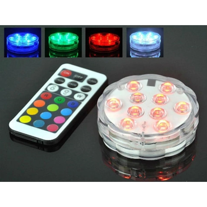 Işığı Renk Değiştiren Kumandalı Led Lamba