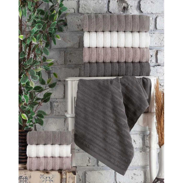 Jakarlı 4´lü 50x90 El Havlusu Monna