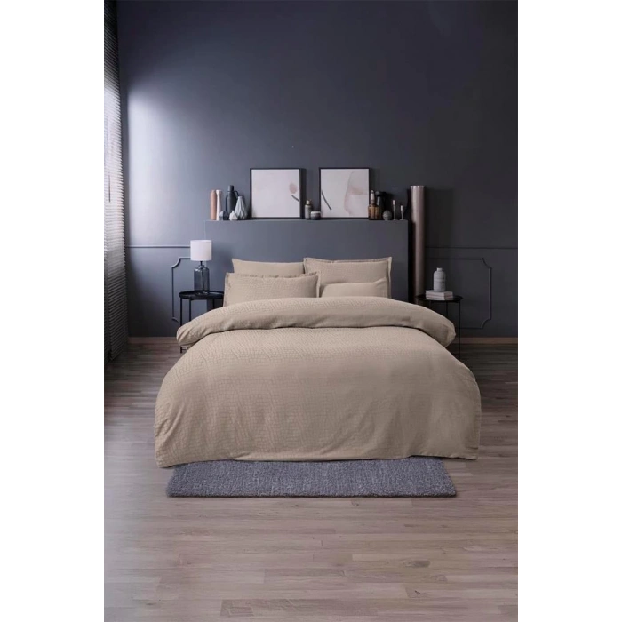 Jakarlı Saten Çift Kişilik Nev Takımı Adelya Marble