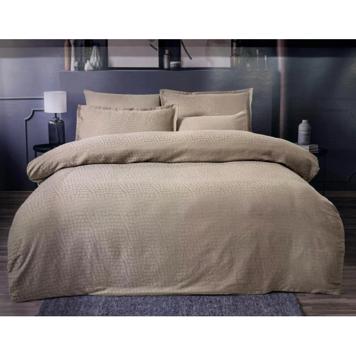 Jakarlı Saten Çift Kişilik Nev Takımı Adelya Sabre